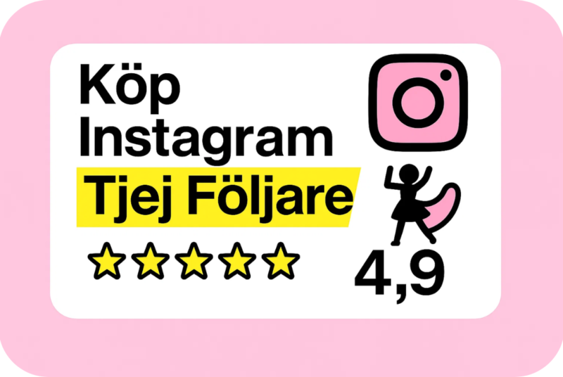 Köp Instagram Tjej Följare