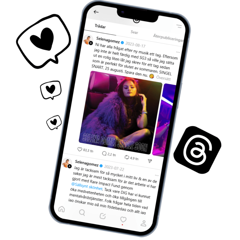 Köp Threads Följare